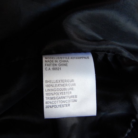 Leather Bomber Jacket in size S - Picture 5 of 6